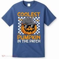 Retro Coolest Pumpkin In The Patch Outfit Halloween T-Shirt thumb 0