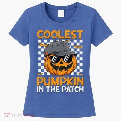 Retro Coolest Pumpkin In The Patch Outfit Halloween Women's T-Shirt