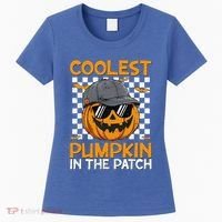 Retro Coolest Pumpkin In The Patch Outfit Halloween Women's T-Shirt thumb 0