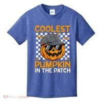 Retro Coolest Pumpkin In The Patch Outfit Halloween Kids T-Shirt thumb 0