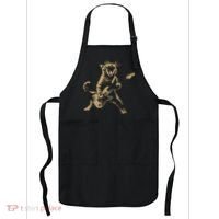 Rock Cat Playing Guitar Funny Guitar Cat Apron thumb 0
