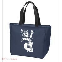 Rock Cat Playing Guitar Funny Guitar Cat Tote Bag thumb 3