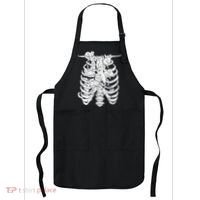 Ribcage Cats Pastel Goth Alt Clothes Aesthetic Egirl Apron thumb 0