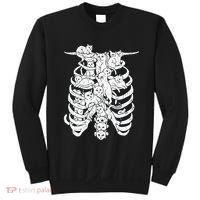 Ribcage Cats Pastel Goth Alt Clothes Aesthetic Egirl Sweatshirt thumb 0