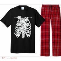 Ribcage Cats Pastel Goth Alt Clothes Aesthetic Egirl Pajama Set thumb 0