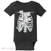 Ribcage Cats Pastel Goth Alt Clothes Aesthetic Egirl Baby Bodysuit thumb 0