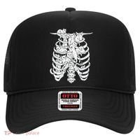 Ribcage Cats Pastel Goth Alt Clothes Aesthetic Egirl Hat thumb 0