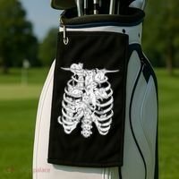 Ribcage Cats Pastel Goth Alt Clothes Aesthetic Egirl Golf Towel thumb 2