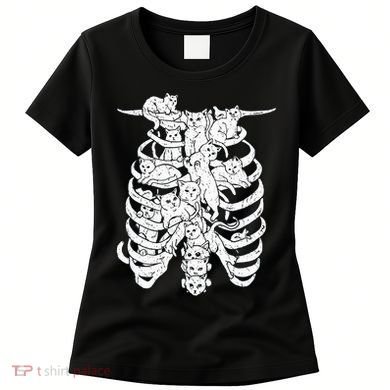 Ribcage Cats Pastel Goth Alt Clothes Aesthetic Egirl Women's T-Shirt