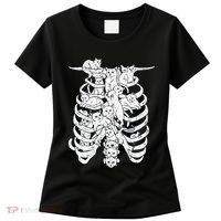 Ribcage Cats Pastel Goth Alt Clothes Aesthetic Egirl Women's T-Shirt thumb 0