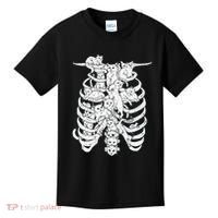 Ribcage Cats Pastel Goth Alt Clothes Aesthetic Egirl Kids T-Shirt thumb 0