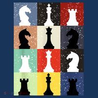 Retro Chess Player Shirt Gift Vintage Chess Pieces T-Shirt thumb 7