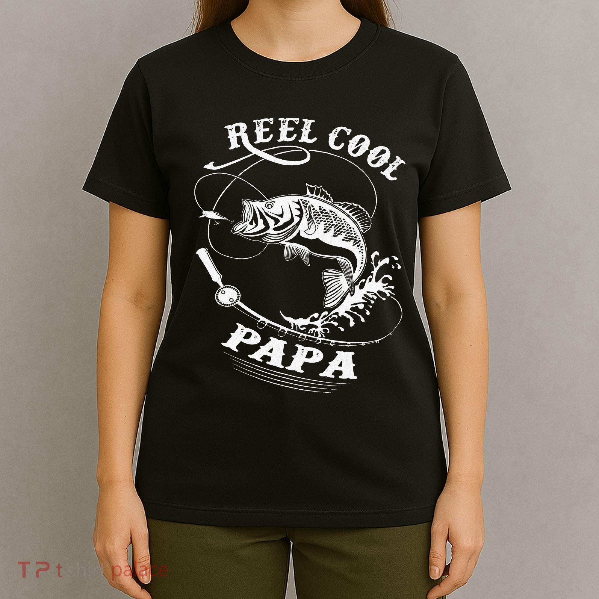 Reel Cool Papa For Fishing Nature Lovers Day T-Shirt