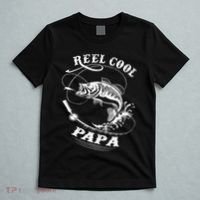 Reel Cool Papa For Fishing Nature Lovers Day T-Shirt thumb 5