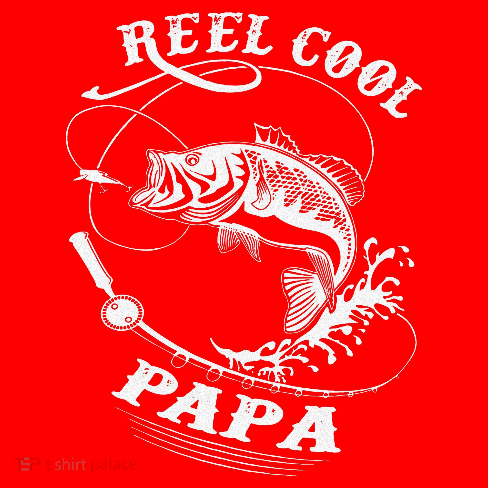 Reel Cool Papa For Fishing Nature Lovers Day Santa Hat