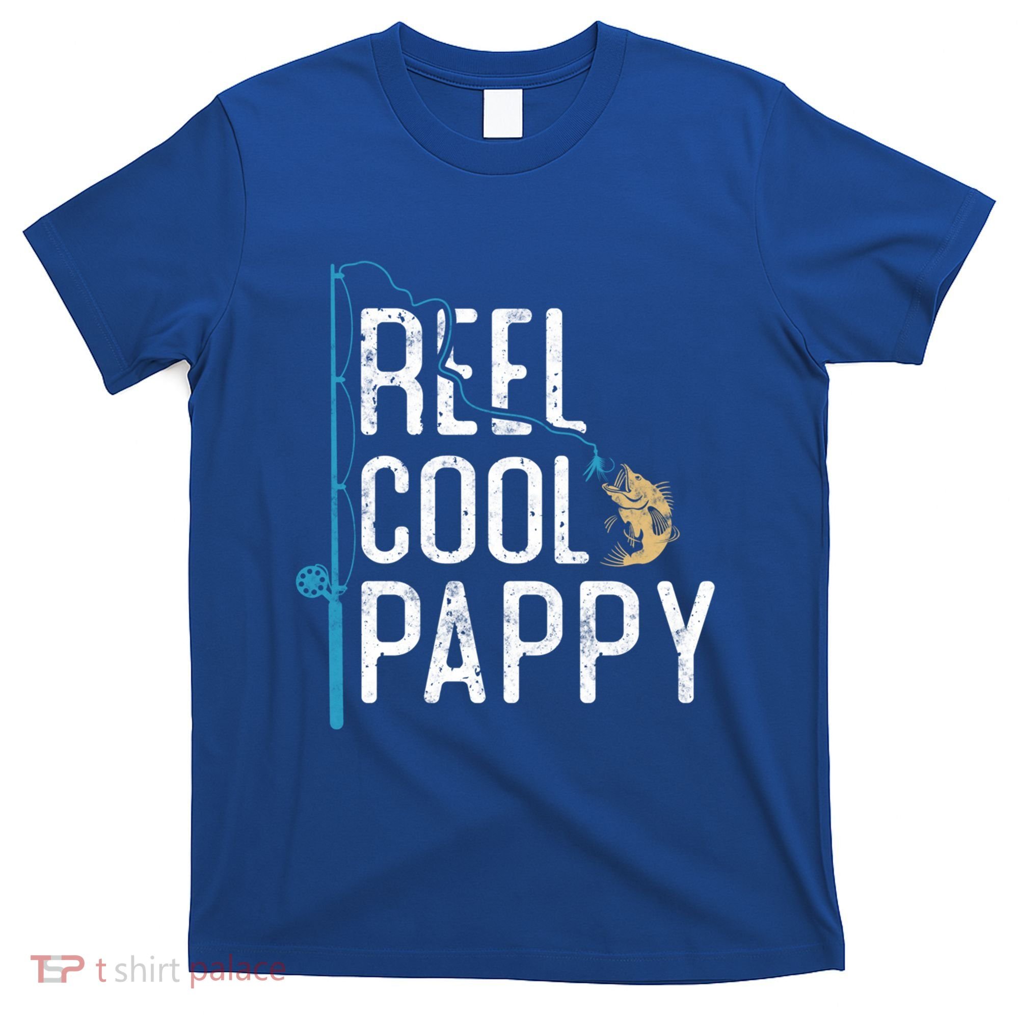 Reel Cool Pappy Vintage Funny Fishing Rod Funny Gift For Pappy Cool Gift T-Shirt