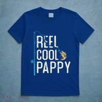 Reel Cool Pappy Vintage Funny Fishing Rod Funny Gift For Pappy Cool Gift T-Shirt thumb 5