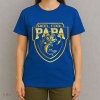 Reel Cool Papa Father Fatherhood Fathers Day Cool Gift T-Shirt thumb 4