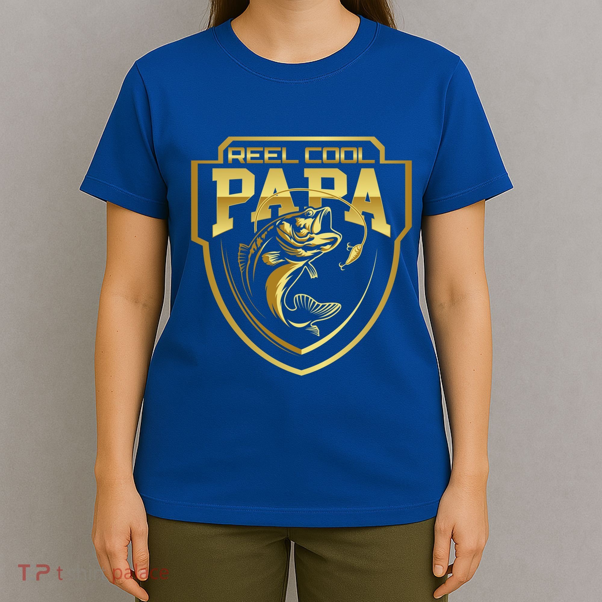 Reel Cool Papa Father Fatherhood Fathers Day Cool Gift T-Shirt