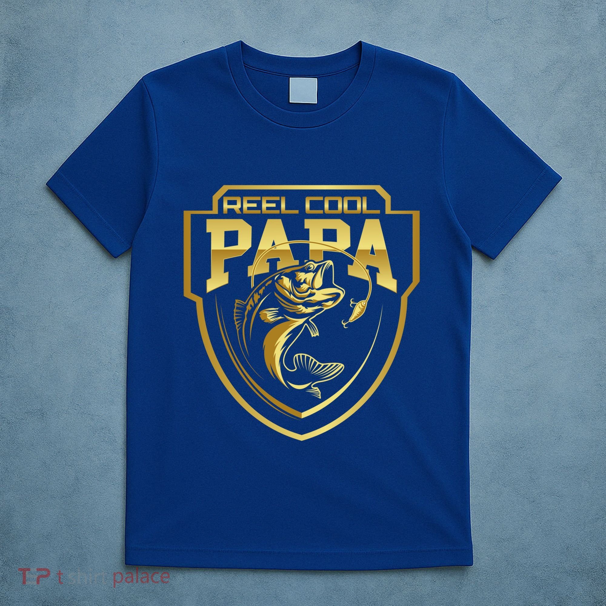 Reel Cool Papa Father Fatherhood Fathers Day Cool Gift T-Shirt