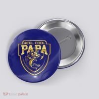 Reel Cool Papa Father Fatherhood Fathers Day Cool Gift Button thumb 0