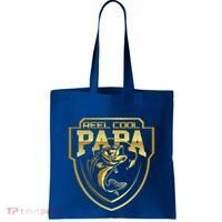 Reel Cool Papa Father Fatherhood Fathers Day Cool Gift Tote Bag thumb 0