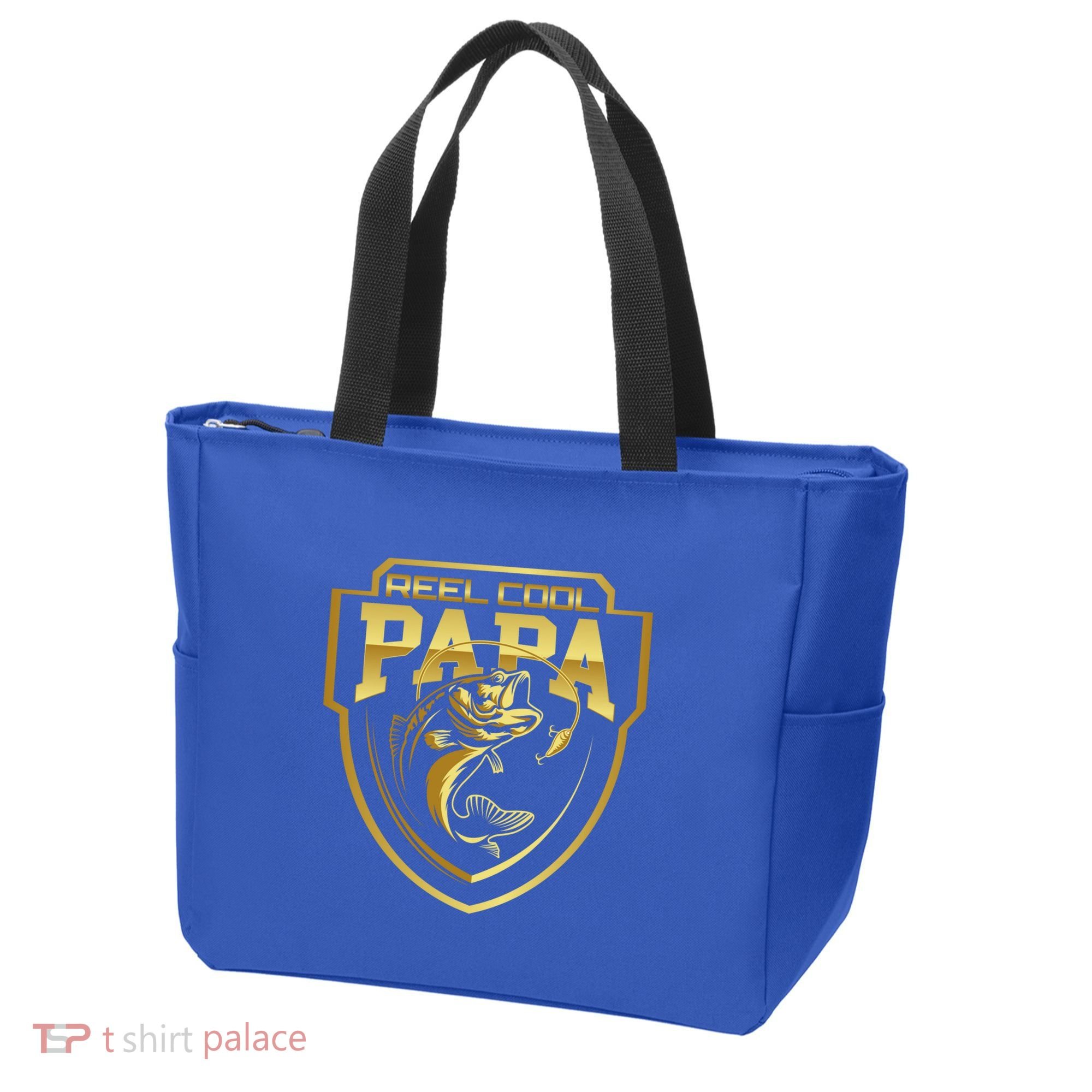Reel Cool Papa Father Fatherhood Fathers Day Cool Gift Tote Bag