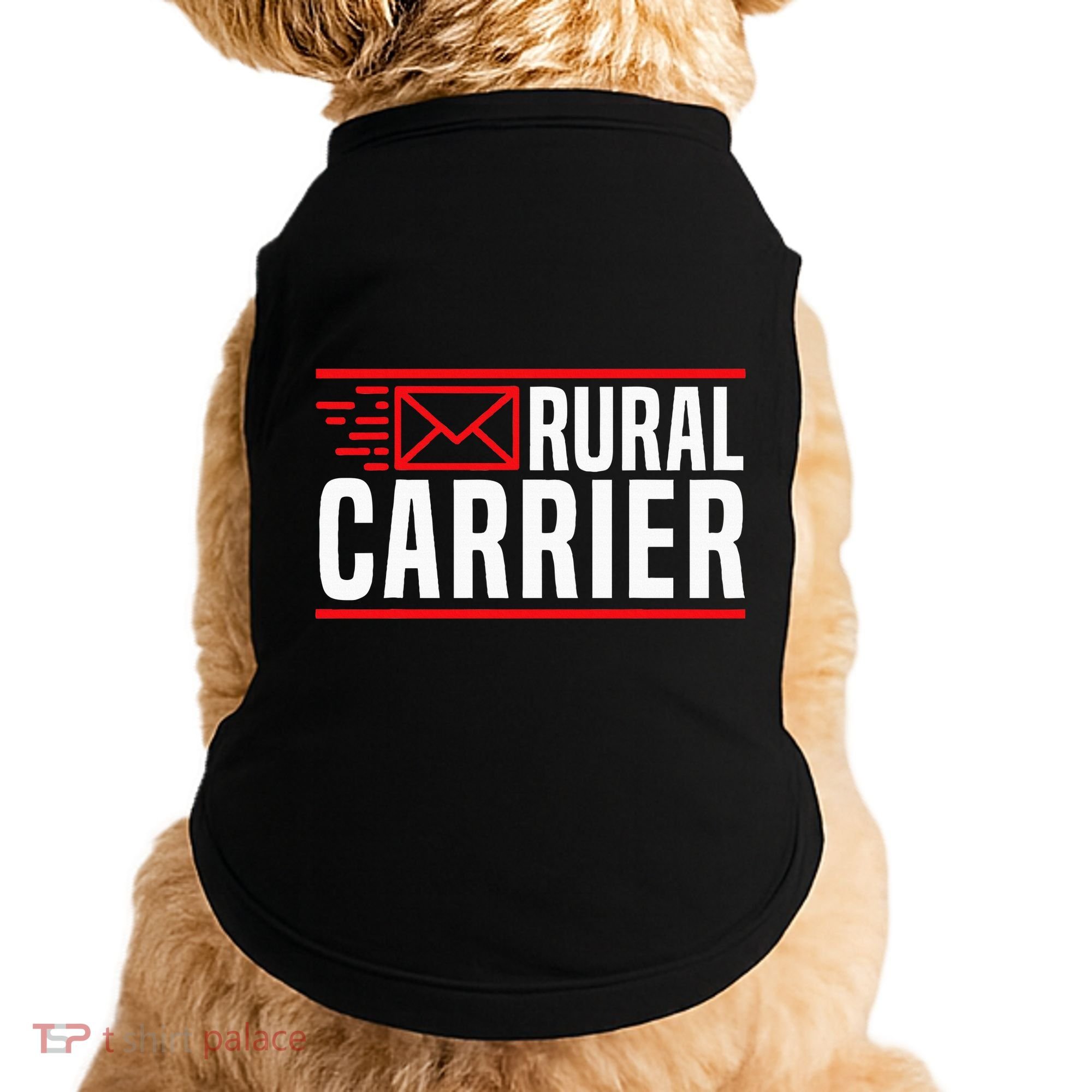 Rural Carrier Postal Worker Mailman Delivery Mail Escort Doggie Tank