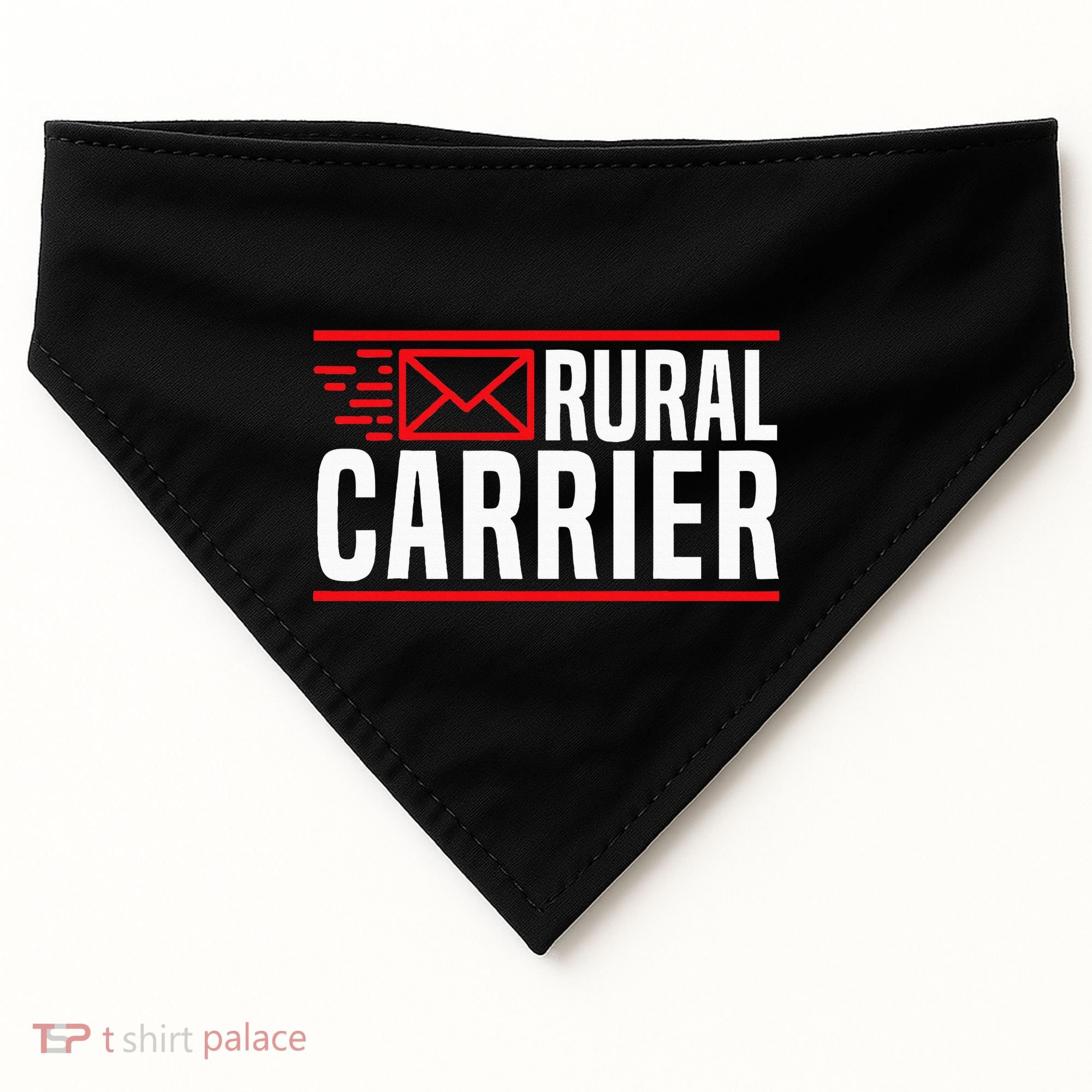 Rural Carrier Postal Worker Mailman Delivery Mail Escort USA-Made Doggie Bandana