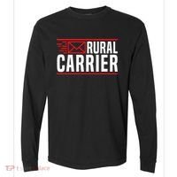 Rural Carrier Postal Worker Mailman Delivery Mail Escort Comfort Colors Heavyweight Long Sleeve T-Shirt thumb 0