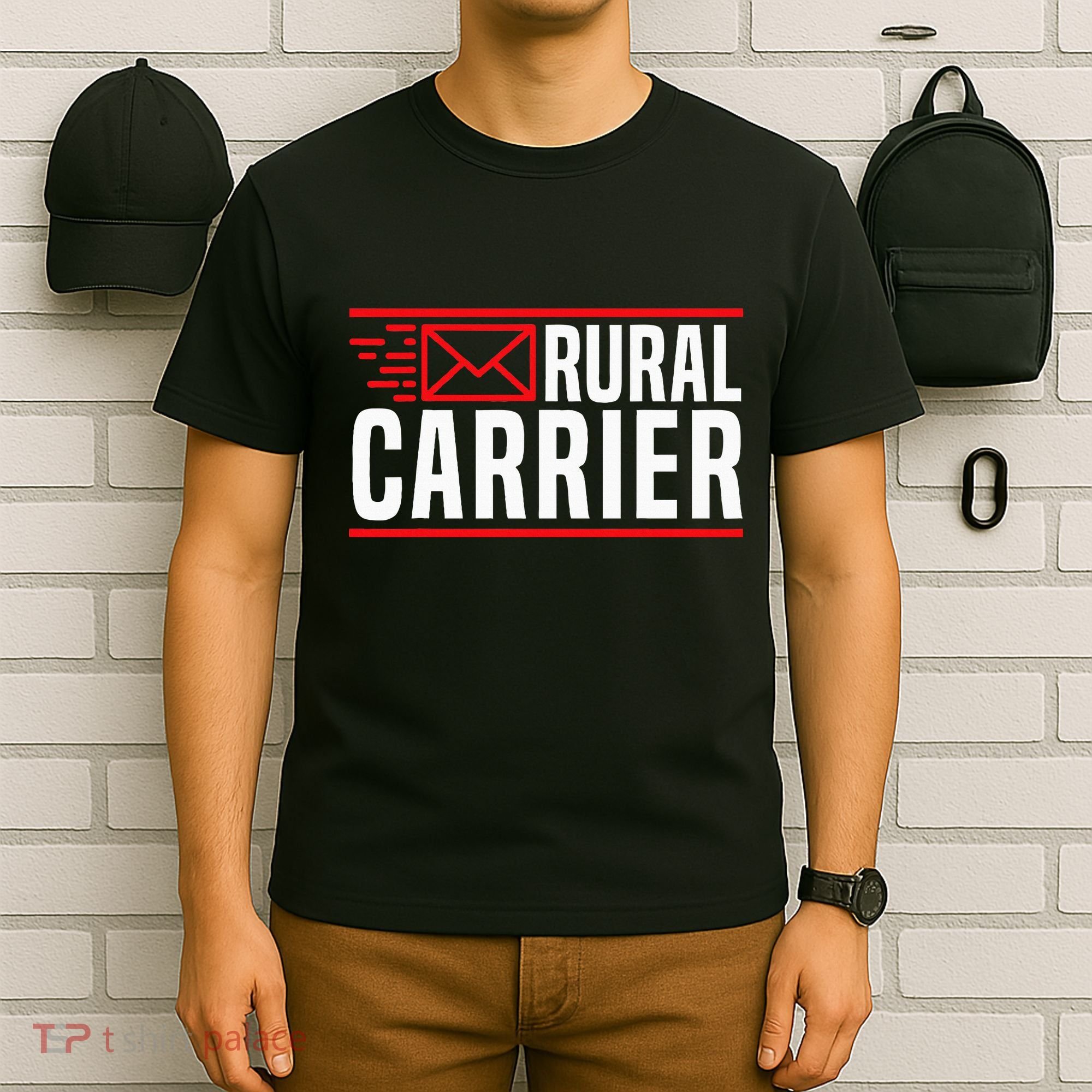 Rural Carrier Postal Worker Mailman Delivery Mail Escort T-Shirt