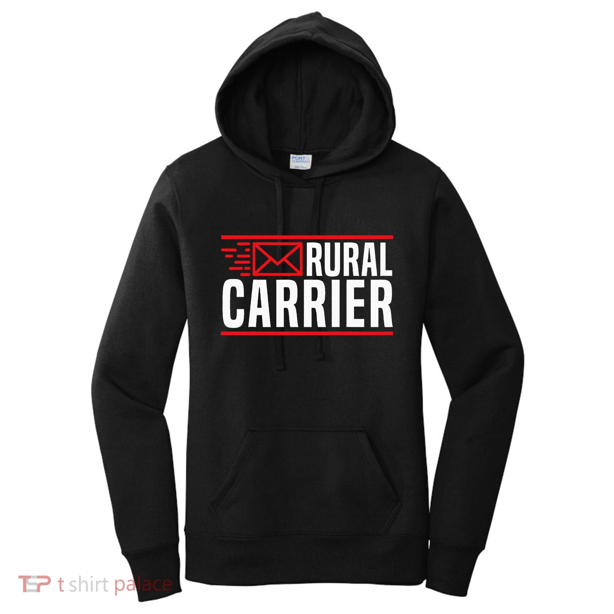 Rural Carrier Postal Worker Mailman Delivery Mail Escort Women's Hoodie