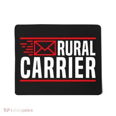 Rural Carrier Postal Worker Mailman Delivery Mail Escort Mousepad