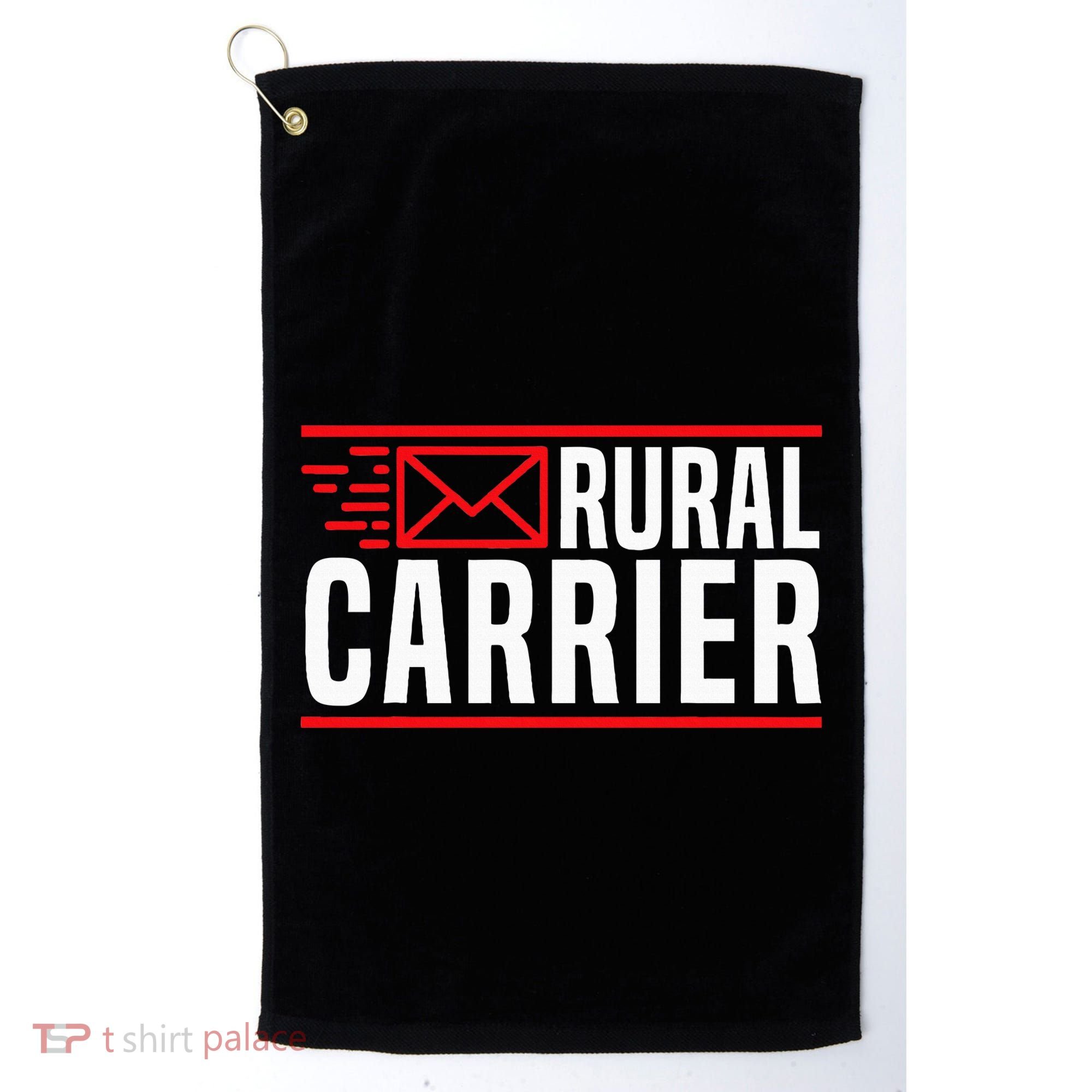 Rural Carrier Postal Worker Mailman Delivery Mail Escort Golf Towel