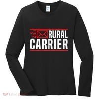 Rural Carrier Postal Worker Mailman Delivery Mail Escort Women's Long Sleeve Shirt thumb 0