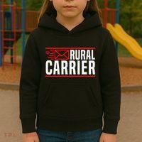 Rural Carrier Postal Worker Mailman Delivery Mail Escort Kids Hoodie thumb 3