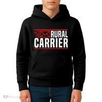 Rural Carrier Postal Worker Mailman Delivery Mail Escort Kids Hoodie thumb 4