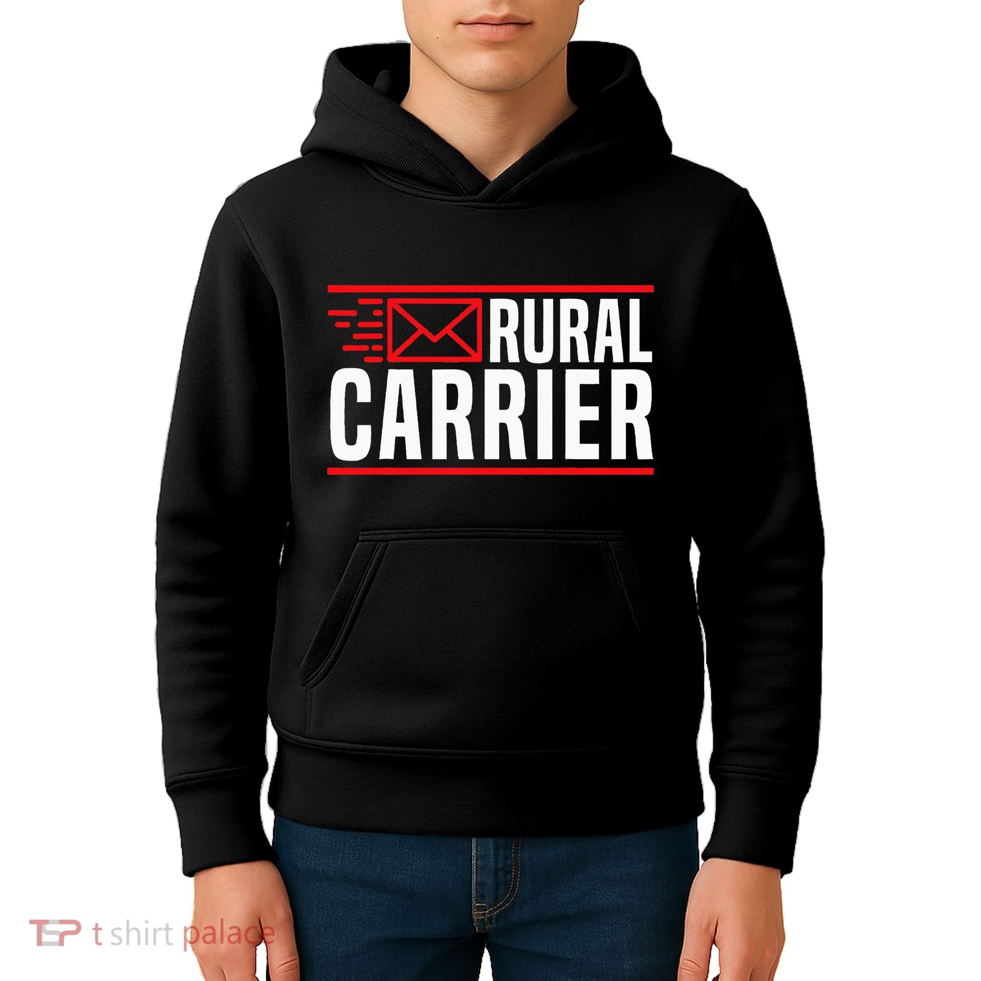 Rural Carrier Postal Worker Mailman Delivery Mail Escort Kids Hoodie