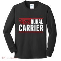 Rural Carrier Postal Worker Mailman Delivery Mail Escort Kids Long Sleeve Shirt thumb 0
