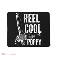 Reel Cool Poppy Fishing Father's Day Gift Mousepad thumb 0
