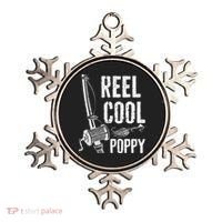 Reel Cool Poppy Fishing Father's Day Gift Ornament thumb 0