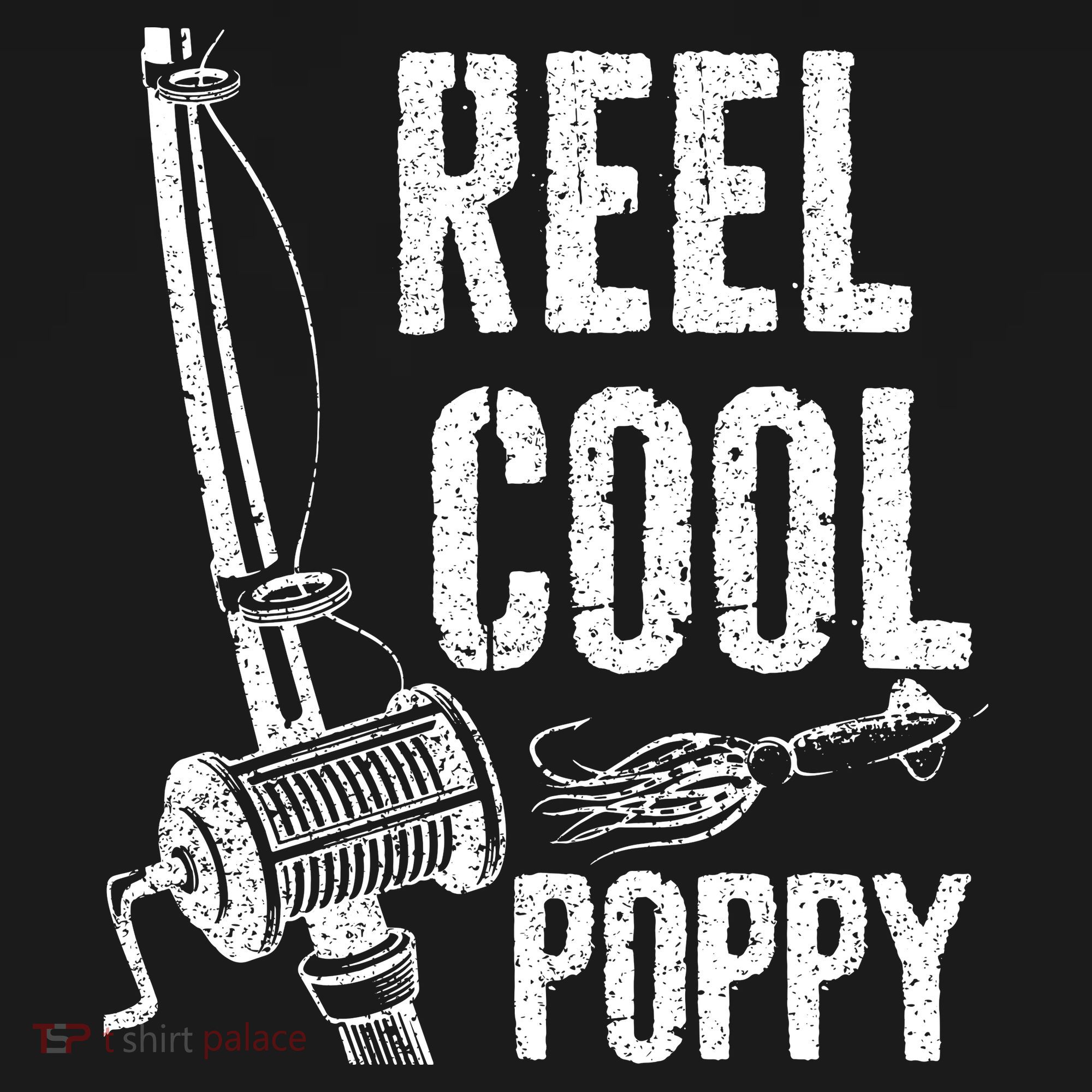 Reel Cool Poppy Fishing Father's Day Gift Ornament