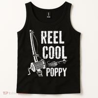 Reel Cool Poppy Fishing Father's Day Gift Tank Top thumb 2