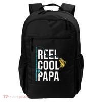 Reel Cool Papa Fishing Gift Funny FatherS Day Gift Backpack thumb 0