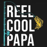 Reel Cool Papa Fishing Gift Funny FatherS Day Gift Backpack thumb 2