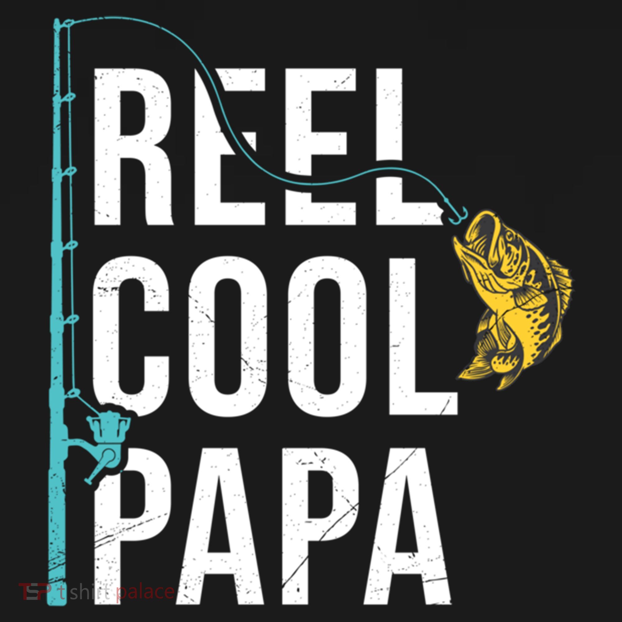 Reel Cool Papa Fishing Gift Funny FatherS Day Gift Backpack