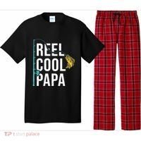 Reel Cool Papa Fishing Gift Funny FatherS Day Gift Pajama Set thumb 0