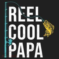 Reel Cool Papa Fishing Gift Funny FatherS Day Gift Hat thumb 2