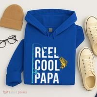 Reel Cool Papa Fishing Gift Funny FatherS Day Gift Hoodie thumb 4