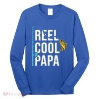 Reel Cool Papa Fishing Gift Funny FatherS Day Gift Long Sleeve Shirt thumb 0